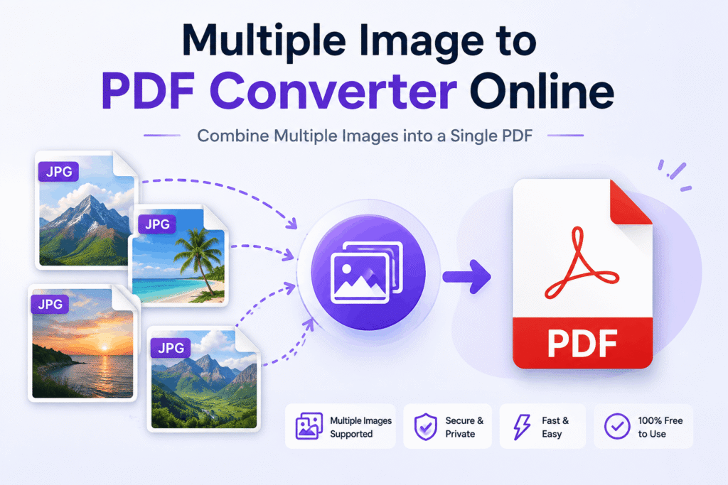 Multiple Image to PDF Converter Online